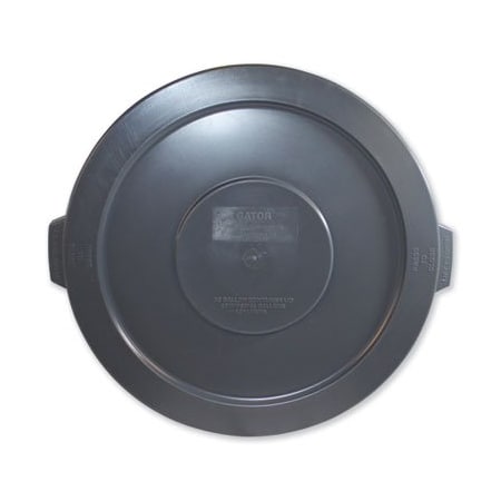 Impact Products Impact, ADVANCED GATOR LIDS, FOR 32 GAL GATOR CONTAINERS, FLAT-TOP, 22in DIAMETER, GRAY 77333